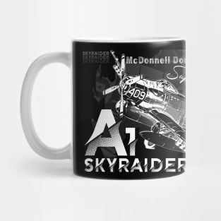 A-1 Skyraider Mcdonnel Douglas Vintage plane Mug